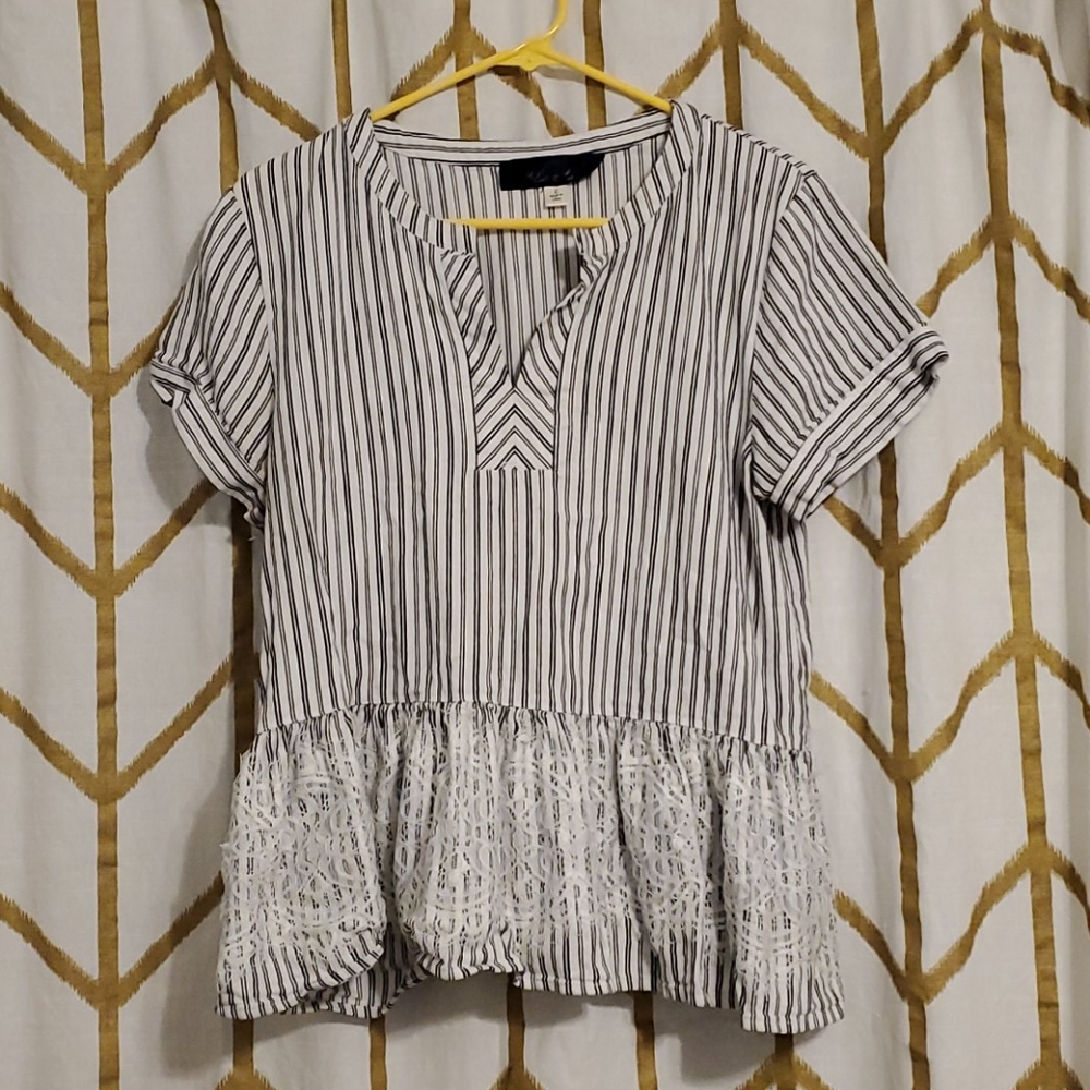 Francesca's Peplum Top
